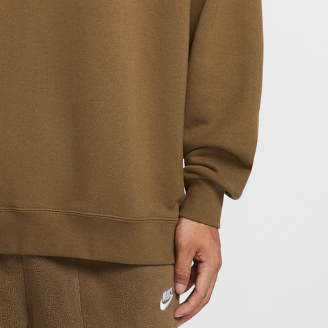 NIKE耐克2025男子AS M NK CLUB FT OS CREW GCEL针织无帽卫衣IM9355-235
