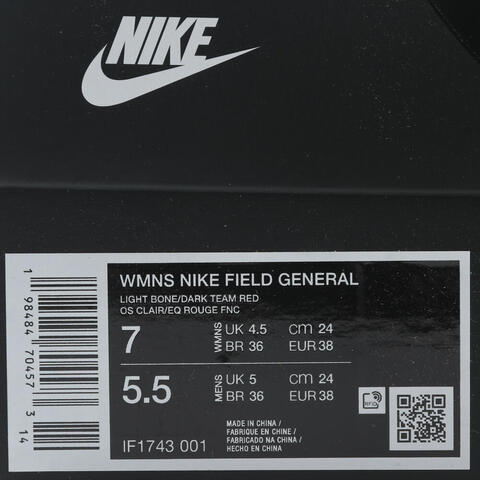 NIKE耐克2025女子WMNS NIKE FIELD GENERAL休闲IF1743-001