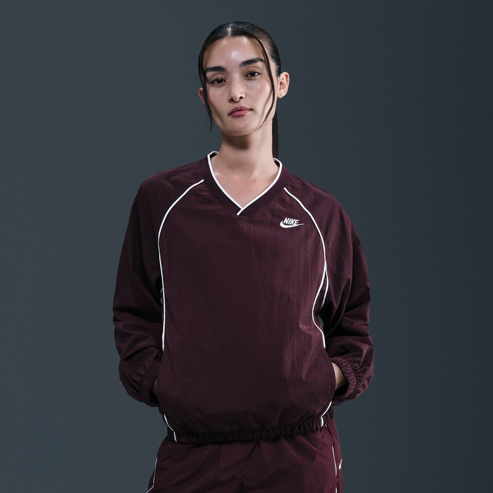 NIKE耐克2025女子AS W NSW WR PULLOVER针织无帽卫衣IM7448-652