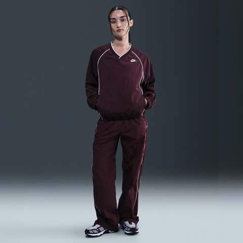 NIKE耐克2025女子AS W NSW WR PULLOVER针织无帽卫衣IM7448-652