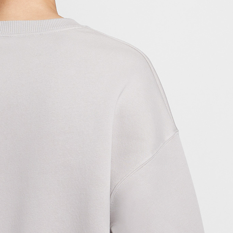 NIKE耐克2025女子AS W NSW PHNX FLC OOS CREW针织无帽卫衣DQ5762-009