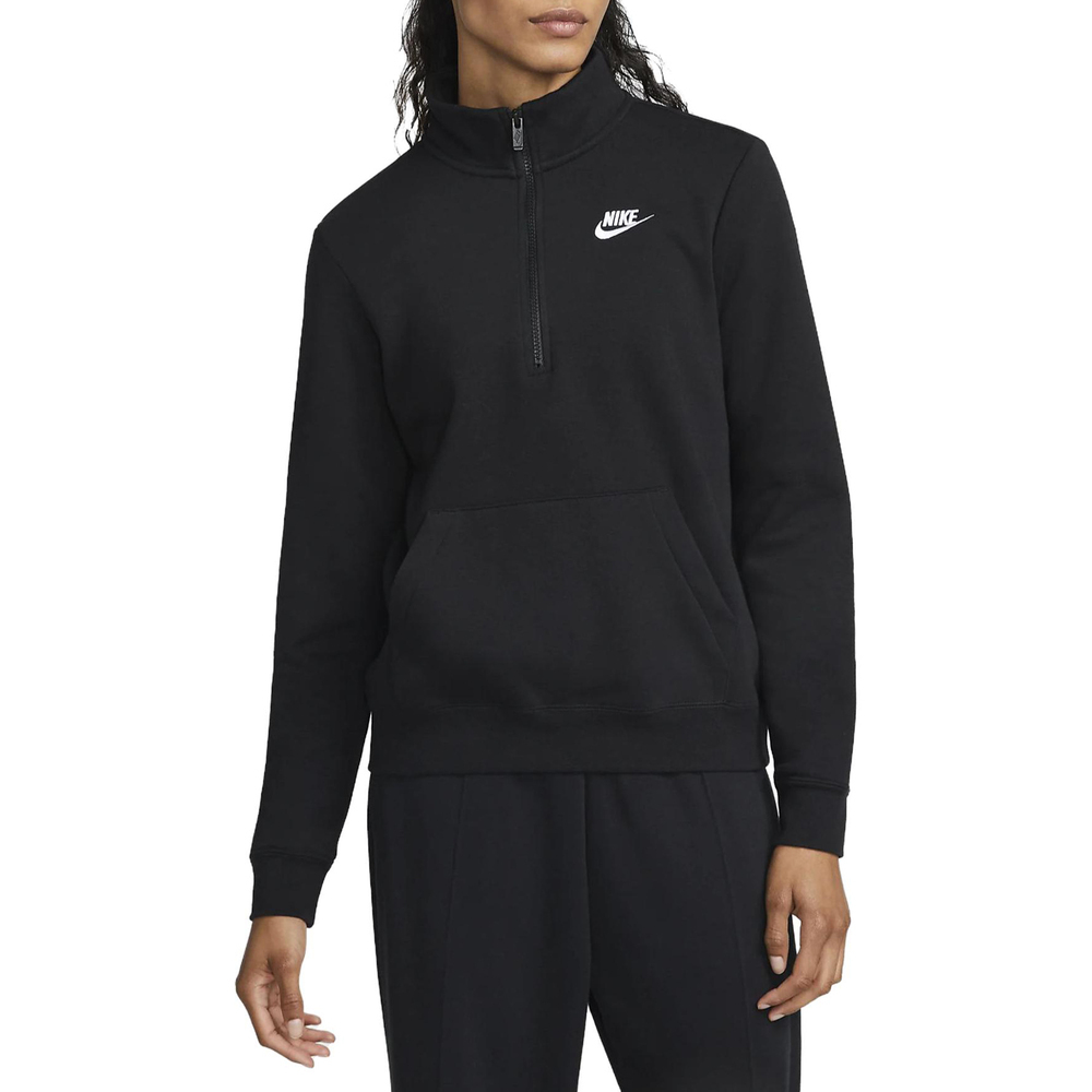 NIKE耐克2025女子AS W NSW CLUB FLC STD QZ针织无帽卫衣DQ5839-010