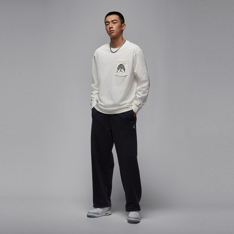 JordanJordan2025男子AS M J BRK RLT LS POCKET CREW针织无帽卫衣HV4568-133