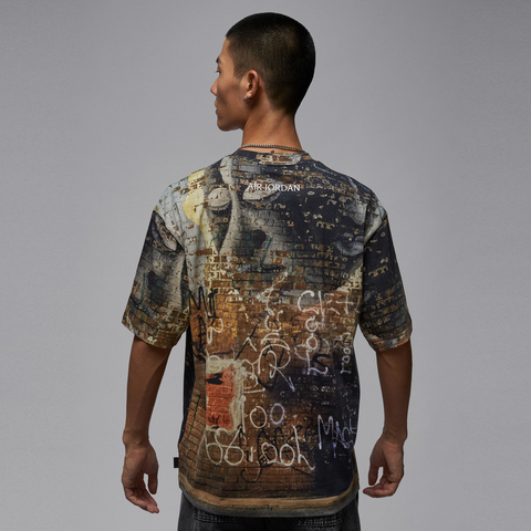 JordanJordan2025男子AS M J AIR JDN WM 85 AOP SS CR针织无领短THQ9007-045