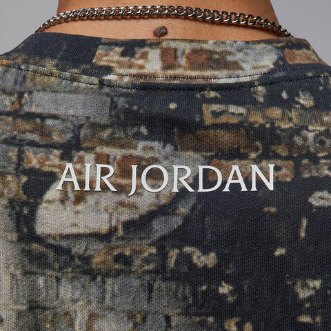JordanJordan2025男子AS M J AIR JDN WM 85 AOP SS CR针织无领短THQ9007-045