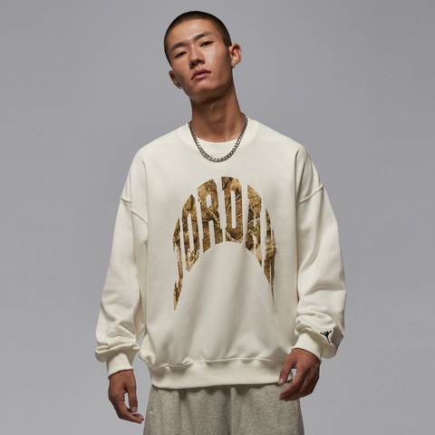 JordanJordan2025男子AS M J BRK RLT GFX CREW LB针织无帽卫衣IM6305-133