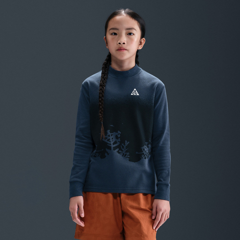 Nike KidsNike Kids2025大童K ACG LS WAFFLE TOP GX针织无领长THQ9593-437