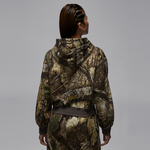 JordanJordan2025女子AS W J BRK FLC MOD CROP RLT针织连帽外套HV0470-133