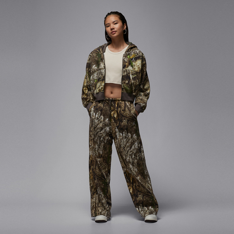 JordanJordan2025女子AS W J BRK FLC MOD CROP RLT针织连帽外套HV0470-133