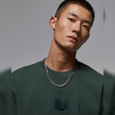 JordanJordan2025男子AS M J FLT FLC CREW针织无帽卫衣FV7260-316