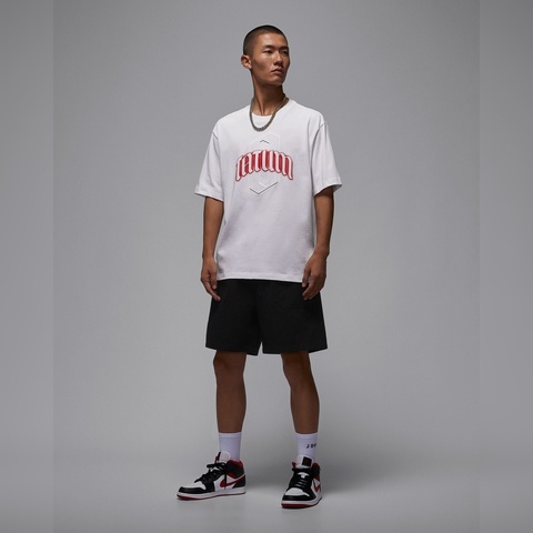 JordanJordan2025男子AS M J GFX SS CREW JT针织无领短TIH0601-100