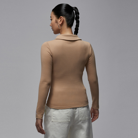 JordanJordan2025女子AS W J LS KNIT TOP HO 2针织有领长TFV7192-200