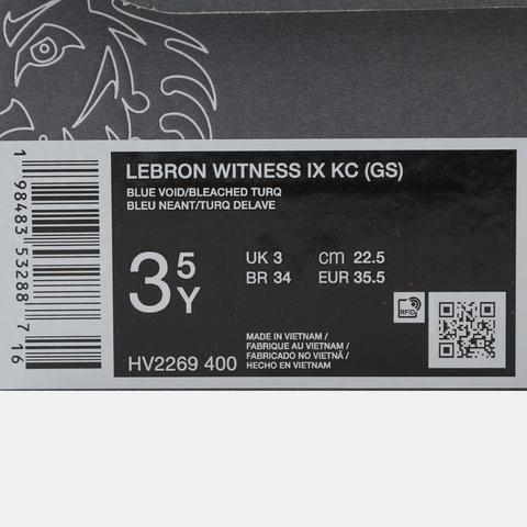 Nike KidsNike Kids2025大童LEBRON WITNESS IX KC (GS)儿童HV2269-400