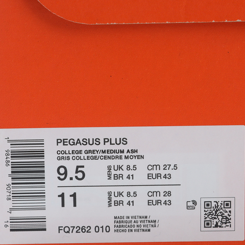 NIKE耐克2025男子PEGASUS PLUS跑步FQ7262-010