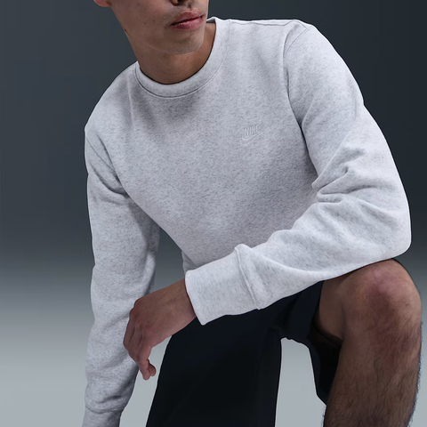 NIKE耐克2025男子AS M NK CLUB BB CREW针织无帽卫衣FN3887-051