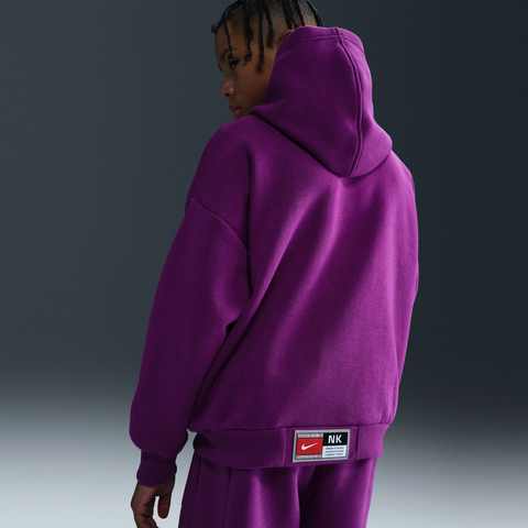 Nike KidsNike Kids2025大童K NK COB FLC PO HOODIE GLITCH针织连帽卫衣HV0508-505