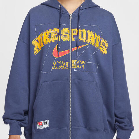 NIKE耐克2025女子AS W NSW FLC OS FZ GCEL针织连帽外套IO0482-508