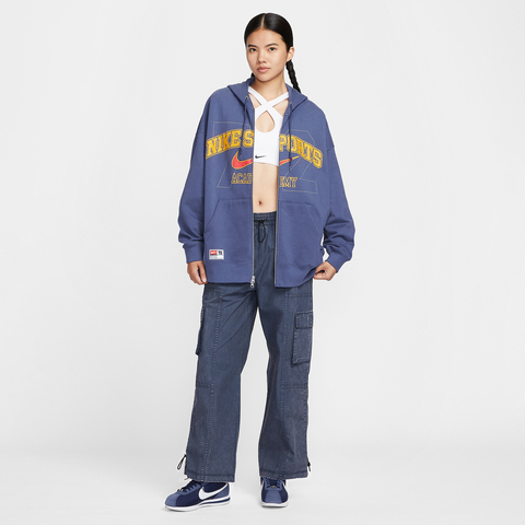 NIKE耐克2025女子AS W NSW FLC OS FZ GCEL针织连帽外套IO0482-508