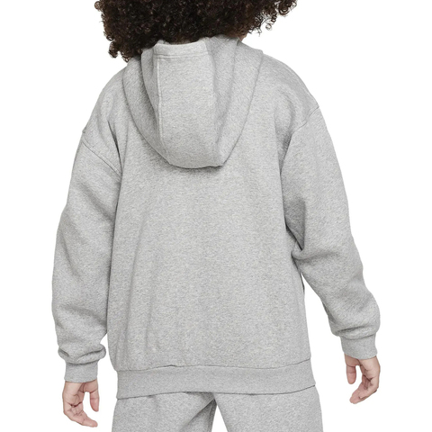 Nike KidsNike Kids2025大童G NSW CLUB FLC OVRSZD FZ LBR针织连帽外套FD2931-063