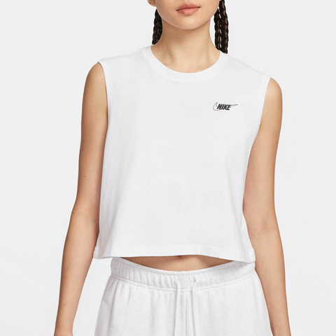NIKE耐克2025女子AS W NSW CLUB CRP SL TEE HBR休闲背心HF9532-100