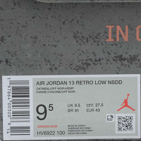 NIKE耐克2025男子Air Jordan 13 Retro Low乔丹HV6922-100