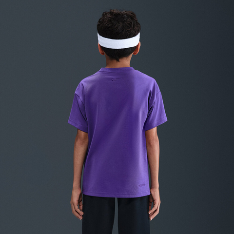 Nike KidsNike Kids2025大童KB K NK DF TEE M90 HBR针织无领短TIM0322-504