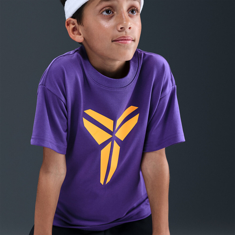 Nike KidsNike Kids2025大童KB K NK DF TEE M90 HBR针织无领短TIM0322-504