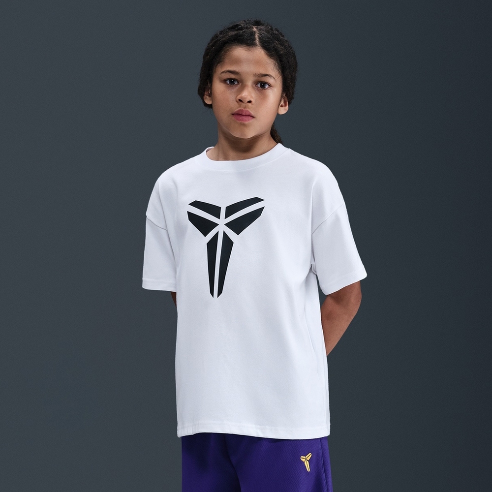 Nike KidsNike Kids2025男大童KB K NK DF TEE M90 HBR针织无领短TIM0322-100
