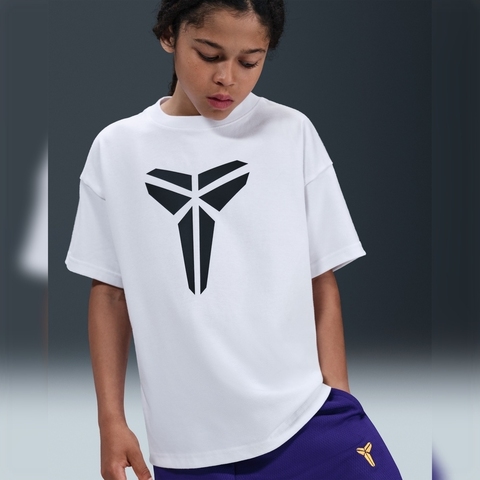 Nike KidsNike Kids2025男大童KB K NK DF TEE M90 HBR针织无领短TIM0322-100