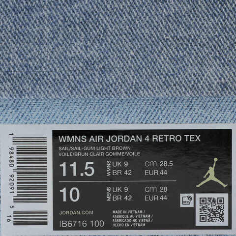 JordanJordan2025女子Air Jordan 4 Retro乔丹IB6716-100