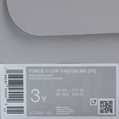 Nike KidsNike Kids2025男小童FORCE 1 LOW EASYON MS (PS)儿童IO7405-100