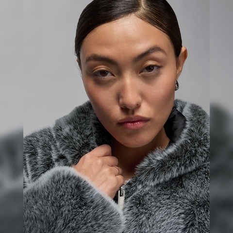 JordanJordan2025女子AS W J AIR JDN HD JKT人造毛绒外套HV0294-077