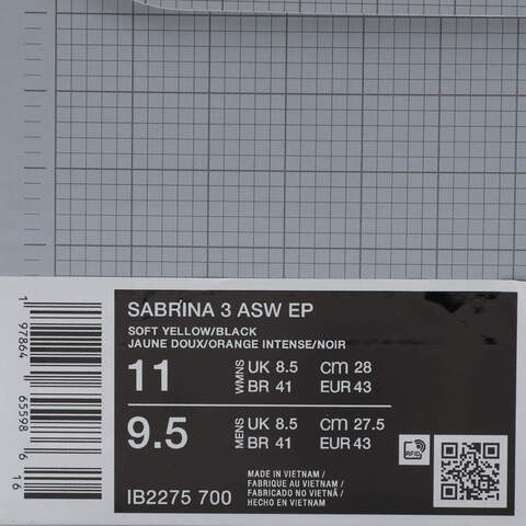 NIKE耐克2025女子SABRINA 3 ASW EP篮球IB2275-700