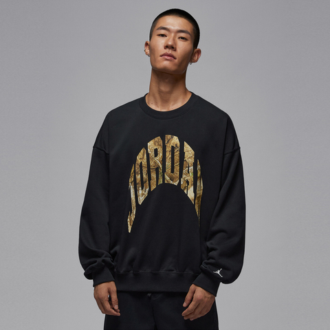 JordanJordan2025男子AS M J BRK RLT GFX CREW LB针织无帽卫衣IM6305-010