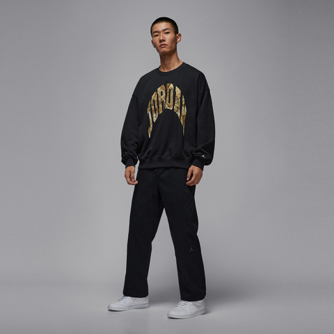 JordanJordan2025男子AS M J BRK RLT GFX CREW LB针织无帽卫衣IM6305-010