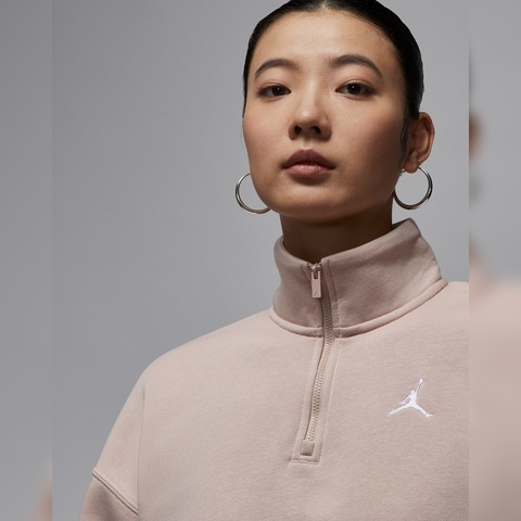 JordanJordan2025女子AS W J BRK FLC QZ TOP针织无帽卫衣IH2392-292