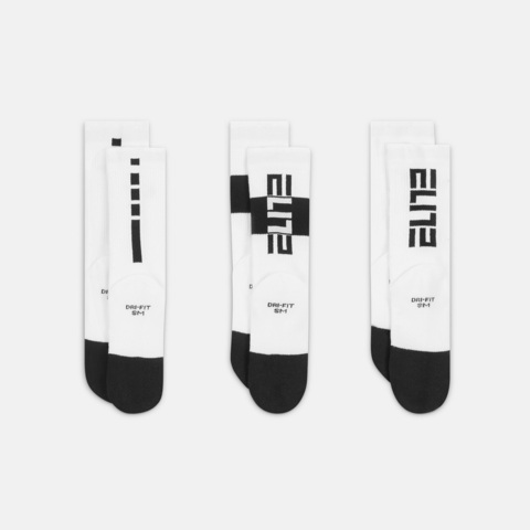 Nike KidsNike Kids2025大童Y NK ELITE CREW 3PR 144中袜优惠装CW6063-100