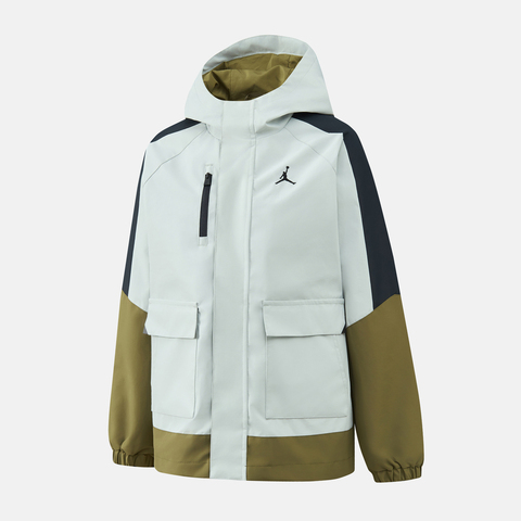 NIKE耐克2025男大童梭织夹克/针织夹克梭织连帽外套JD2542068GS-002