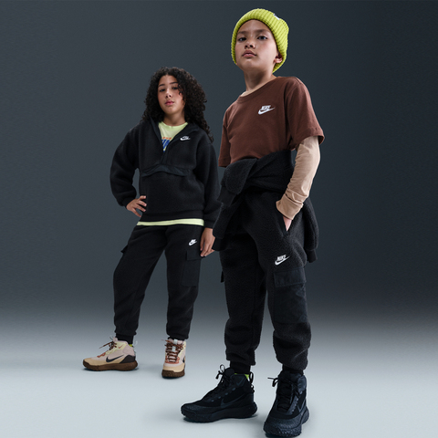 Nike KidsNike Kids2025大童K NSW CLUB FLC CRGO PNT WZ针织长裤HV0386-010