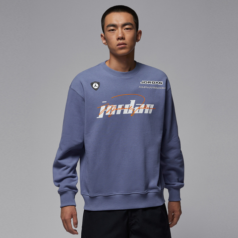 JordanJordan2025男子AS M J FLC CREW STREET BRAT GC针织无帽卫衣IM9710-499