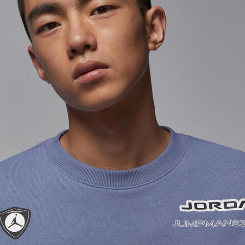 JordanJordan2025男子AS M J FLC CREW STREET BRAT GC针织无帽卫衣IM9710-499