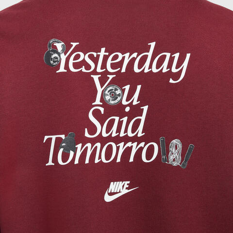 NIKE耐克2025女子AS W NSW GFX FLC CREW GCEL针织无帽卫衣IO7829-677