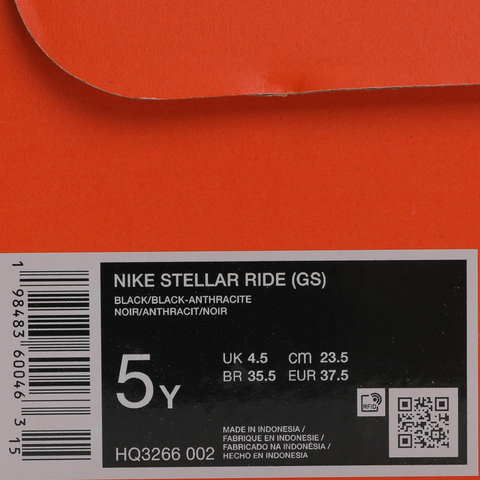 Nike KidsNike Kids2025大童NIKE STELLAR RIDE (GS)儿童HQ3266-002