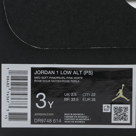 JordanJordan2025男小童JORDAN 1 LOW ALT (PS)乔丹DR9748-614