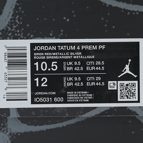 JordanJordan2025男子JORDAN TATUM 4 PREM PF乔丹IO5031-600