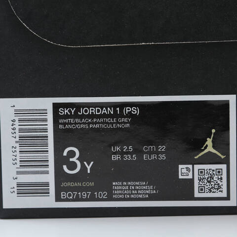 JordanJordan2025男小童SKY JORDAN 1 (PS)乔丹BQ7197-102