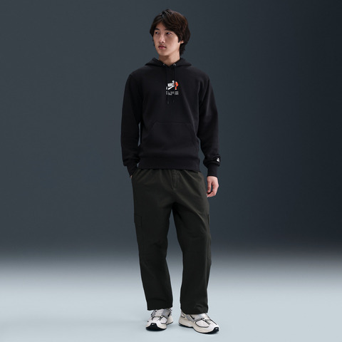 NIKE耐克2025男子AS M NK CLUB BB HOODIE ICON BL针织连帽卫衣HV1392-010
