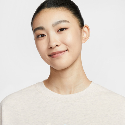 NIKE耐克2025女子AS W NSW FLC OS LONG CREW GCEL针织无帽卫衣IO0487-141
