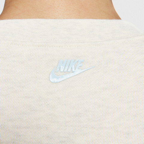 NIKE耐克2025女子AS W NSW FLC OS LONG CREW GCEL针织无帽卫衣IO0487-141