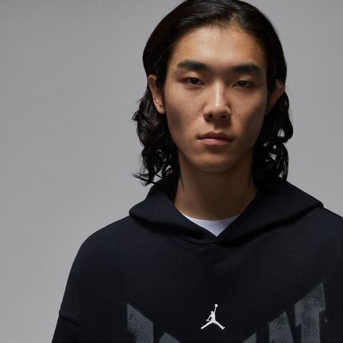 JordanJordan2025男子AS M J BRK CLLGTE HBR PO HD LB针织连帽卫衣HV0094-010